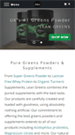 Mobile Screenshot of leangreens.com